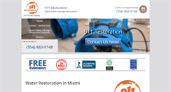 Desktop Screenshot of miamiwaterdamagerestoration.com